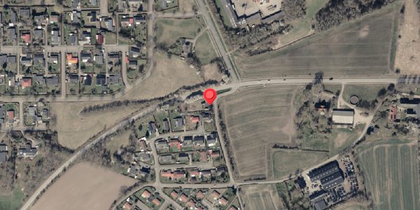 Oversvømmelsesrisiko fra vandløb på Overbjerg 21, 6430 Nordborg