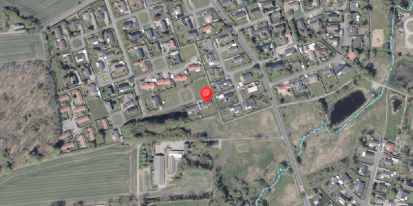 Oversvømmelsesrisiko fra vandløb på Bispelunden 41, . , 6534 Agerskov