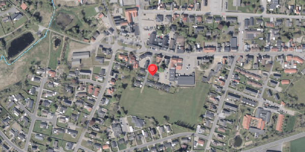 Oversvømmelsesrisiko fra vandløb på Degnetoften 5, 6534 Agerskov