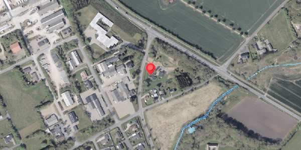Oversvømmelsesrisiko fra vandløb på Elvej 10, 6534 Agerskov