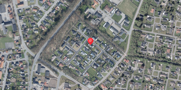 Oversvømmelsesrisiko fra vandløb på Irisvej 7, 6520 Toftlund