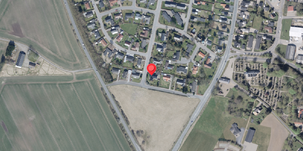Oversvømmelsesrisiko fra vandløb på Nyboder 43, 6520 Toftlund