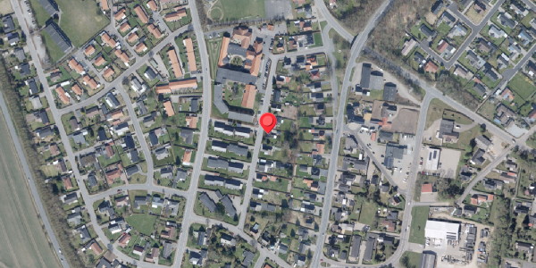 Oversvømmelsesrisiko fra vandløb på Solvej 9, 6520 Toftlund