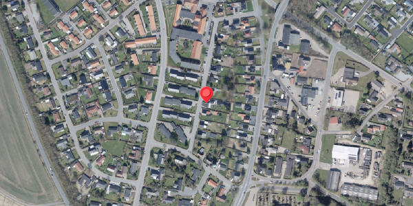 Oversvømmelsesrisiko fra vandløb på Solvej 13, 6520 Toftlund