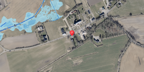 Oversvømmelsesrisiko fra vandløb på Bjolderupvej 71, 6392 Bolderslev