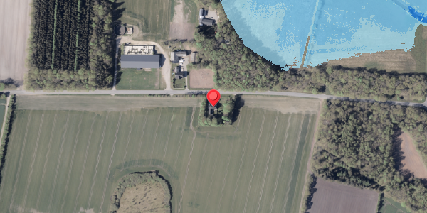Oversvømmelsesrisiko fra vandløb på Flensborgvej 106, 6360 Tinglev