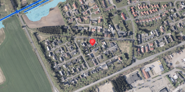 Oversvømmelsesrisiko fra vandløb på Rugmarken 9, 6360 Tinglev
