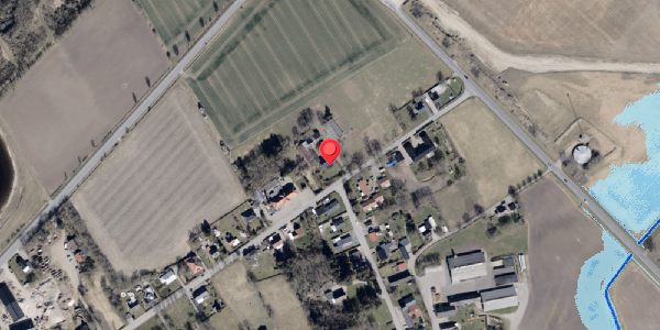 Oversvømmelsesrisiko fra vandløb på Uge Allegade 27, . , 6360 Tinglev