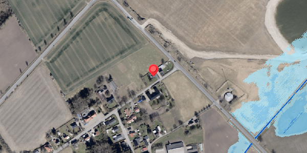 Oversvømmelsesrisiko fra vandløb på Uge Allegade 35, . , 6360 Tinglev