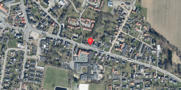 Oversvømmelsesrisiko fra vandløb på Østergade 21, . , 6623 Vorbasse