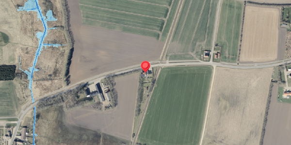 Oversvømmelsesrisiko fra vandløb på Debelvej 22, 6855 Outrup