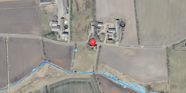 Oversvømmelsesrisiko fra vandløb på Debelvej 100, . , 6855 Outrup