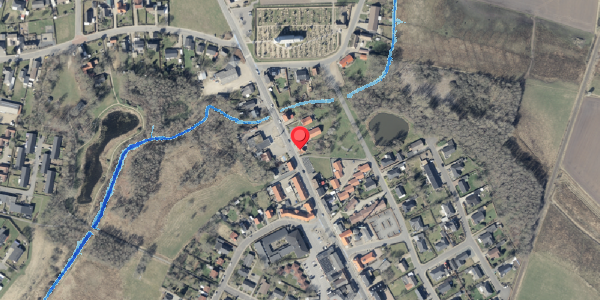 Oversvømmelsesrisiko fra vandløb på Storegade 48, . , 6855 Outrup