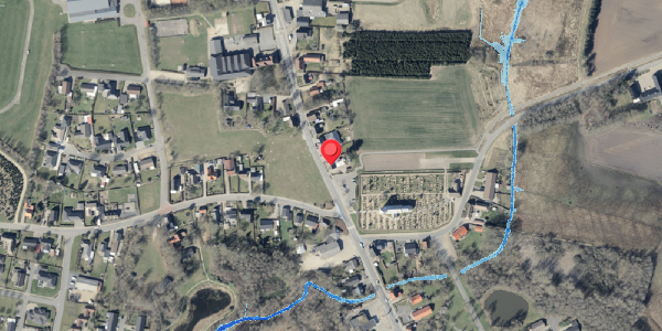 Oversvømmelsesrisiko fra vandløb på Storegade 60, . , 6855 Outrup