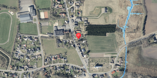 Oversvømmelsesrisiko fra vandløb på Storegade 70, . , 6855 Outrup