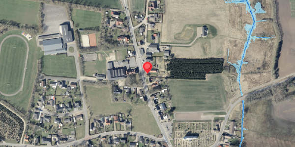 Oversvømmelsesrisiko fra vandløb på Storegade 74, . , 6855 Outrup
