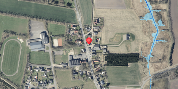 Oversvømmelsesrisiko fra vandløb på Storegade 80, . , 6855 Outrup