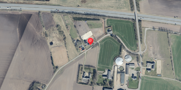Oversvømmelsesrisiko fra vandløb på Bjerndrupvej 15, 6740 Bramming