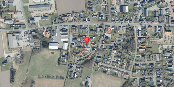 Oversvømmelsesrisiko fra vandløb på Hegnet 8, . , 6740 Bramming