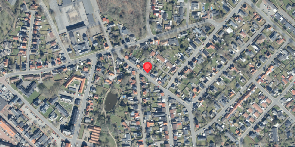 Oversvømmelsesrisiko fra vandløb på Lindegade 15, 6740 Bramming