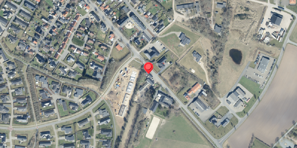Oversvømmelsesrisiko fra vandløb på Ribevej 38, 6740 Bramming