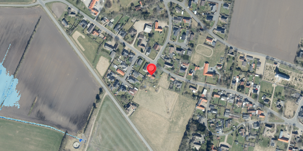 Oversvømmelsesrisiko fra vandløb på Sviegade 25, 6740 Bramming