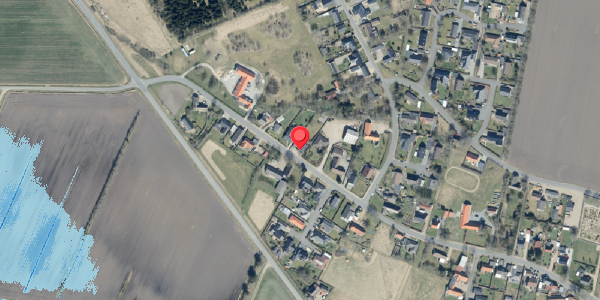 Oversvømmelsesrisiko fra vandløb på Sviegade 34, 6740 Bramming