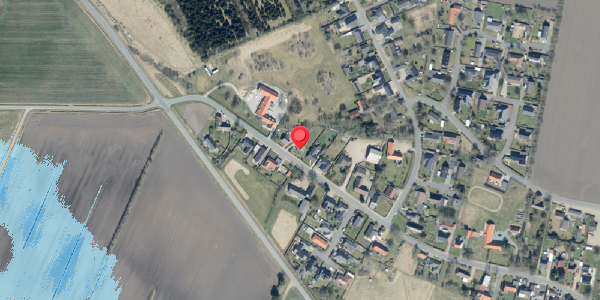 Oversvømmelsesrisiko fra vandløb på Sviegade 38, 6740 Bramming