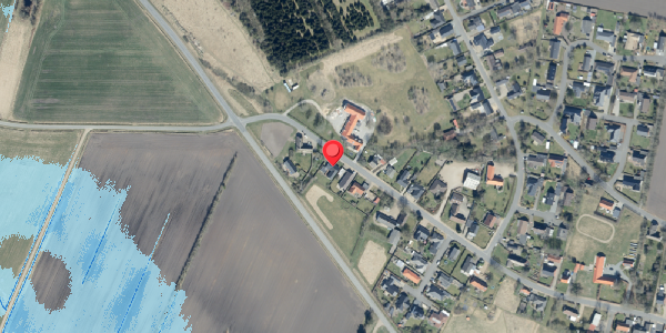 Oversvømmelsesrisiko fra vandløb på Sviegade 43, . , 6740 Bramming