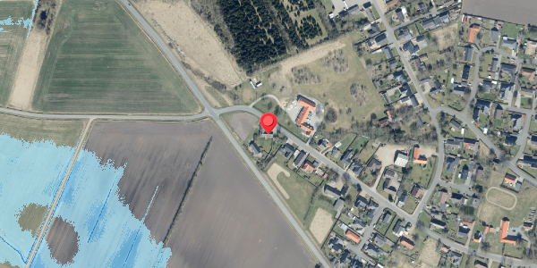 Oversvømmelsesrisiko fra vandløb på Sviegade 45, 6740 Bramming