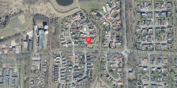 Oversvømmelsesrisiko fra vandløb på Teglvej 2, 6740 Bramming