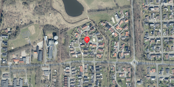 Oversvømmelsesrisiko fra vandløb på Teglvej 9, . , 6740 Bramming