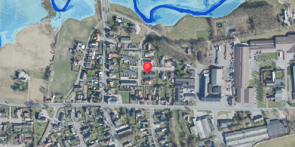Oversvømmelsesrisiko fra vandløb på Toften 2, 6690 Gørding