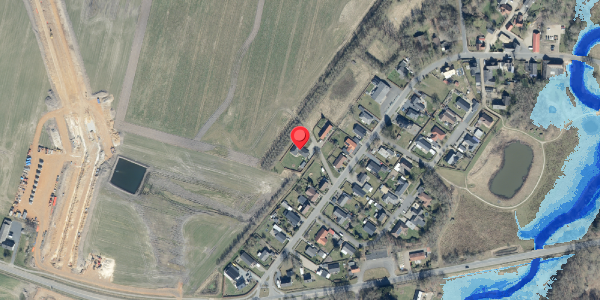 Oversvømmelsesrisiko fra vandløb på Vesterled 1, . , 6740 Bramming