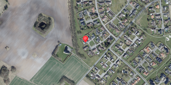 Oversvømmelsesrisiko fra vandløb på Toften 13, 6650 Brørup