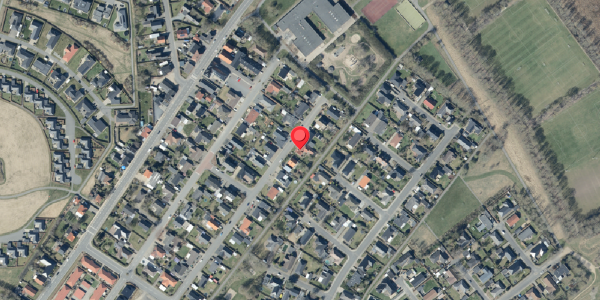 Oversvømmelsesrisiko fra vandløb på Junivej 21, 6705 Esbjerg Ø