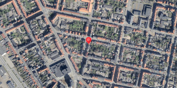 Oversvømmelsesrisiko fra vandløb på Spangsbjerggade 13, 6700 Esbjerg