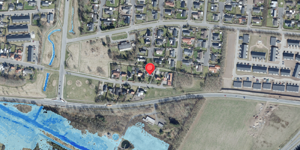 Oversvømmelsesrisiko fra vandløb på Dalbyvej 21, . , 7200 Grindsted