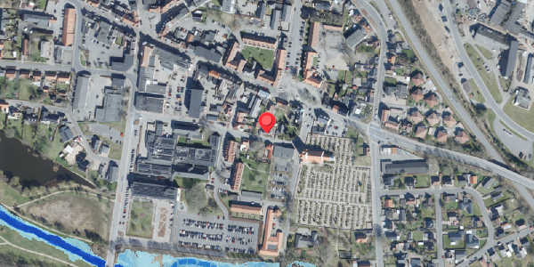 Oversvømmelsesrisiko fra vandløb på Solvej 6, . , 7200 Grindsted