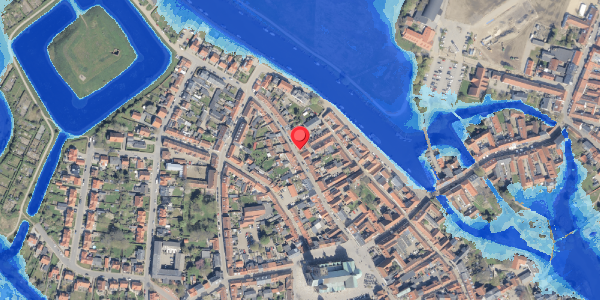 Oversvømmelsesrisiko fra vandløb på Bredeslippe 1, 6760 Ribe