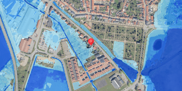 Oversvømmelsesrisiko fra vandløb på Damvej 24, . , 6760 Ribe