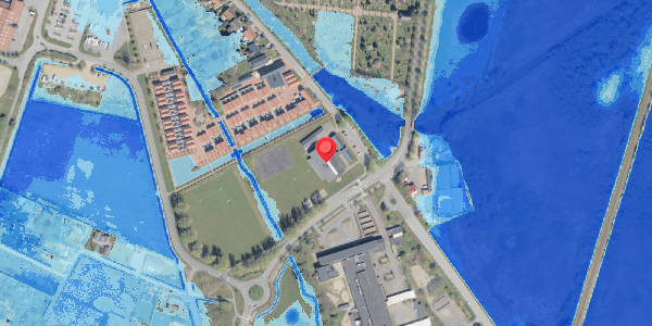 Oversvømmelsesrisiko fra vandløb på Damvej 40, . , 6760 Ribe