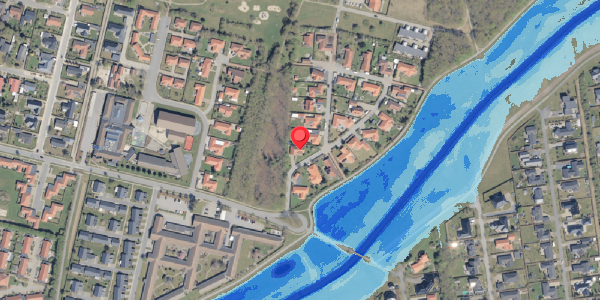 Oversvømmelsesrisiko fra vandløb på Engparken 1, . , 6760 Ribe