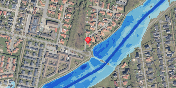 Oversvømmelsesrisiko fra vandløb på Engparken 2, 6760 Ribe