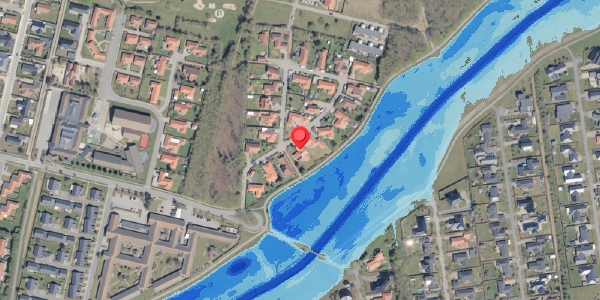 Oversvømmelsesrisiko fra vandløb på Engparken 8, . , 6760 Ribe