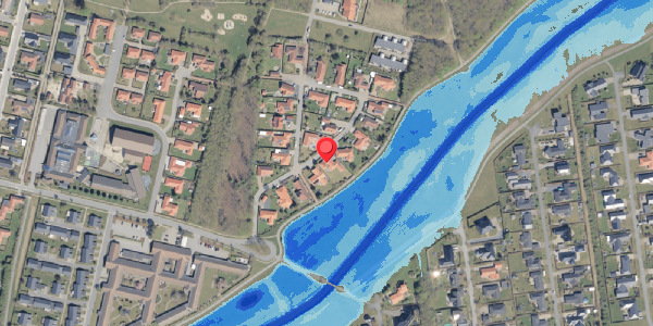 Oversvømmelsesrisiko fra vandløb på Engparken 10, . , 6760 Ribe