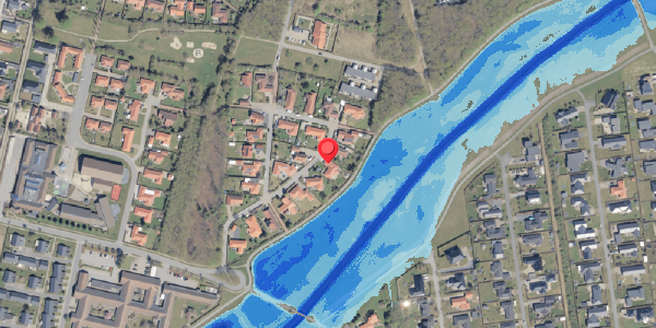 Oversvømmelsesrisiko fra vandløb på Engparken 14, . , 6760 Ribe