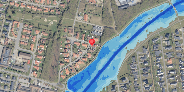 Oversvømmelsesrisiko fra vandløb på Engparken 18, 6760 Ribe