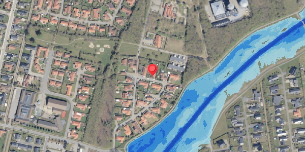 Oversvømmelsesrisiko fra vandløb på Engparken 24, . , 6760 Ribe