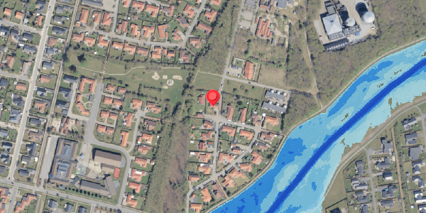 Oversvømmelsesrisiko fra vandløb på Engparken 28, . , 6760 Ribe